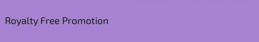 Royalty Free Promotion